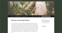 Desktop Screenshot of cambridgeestates.org