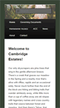 Mobile Screenshot of cambridgeestates.org